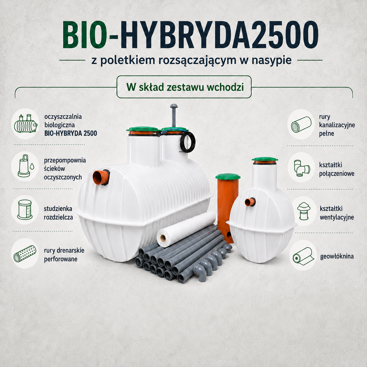 BIO-HYBRYDA2500 z poletkiem rozsączającym w nasypie - obrazek 3