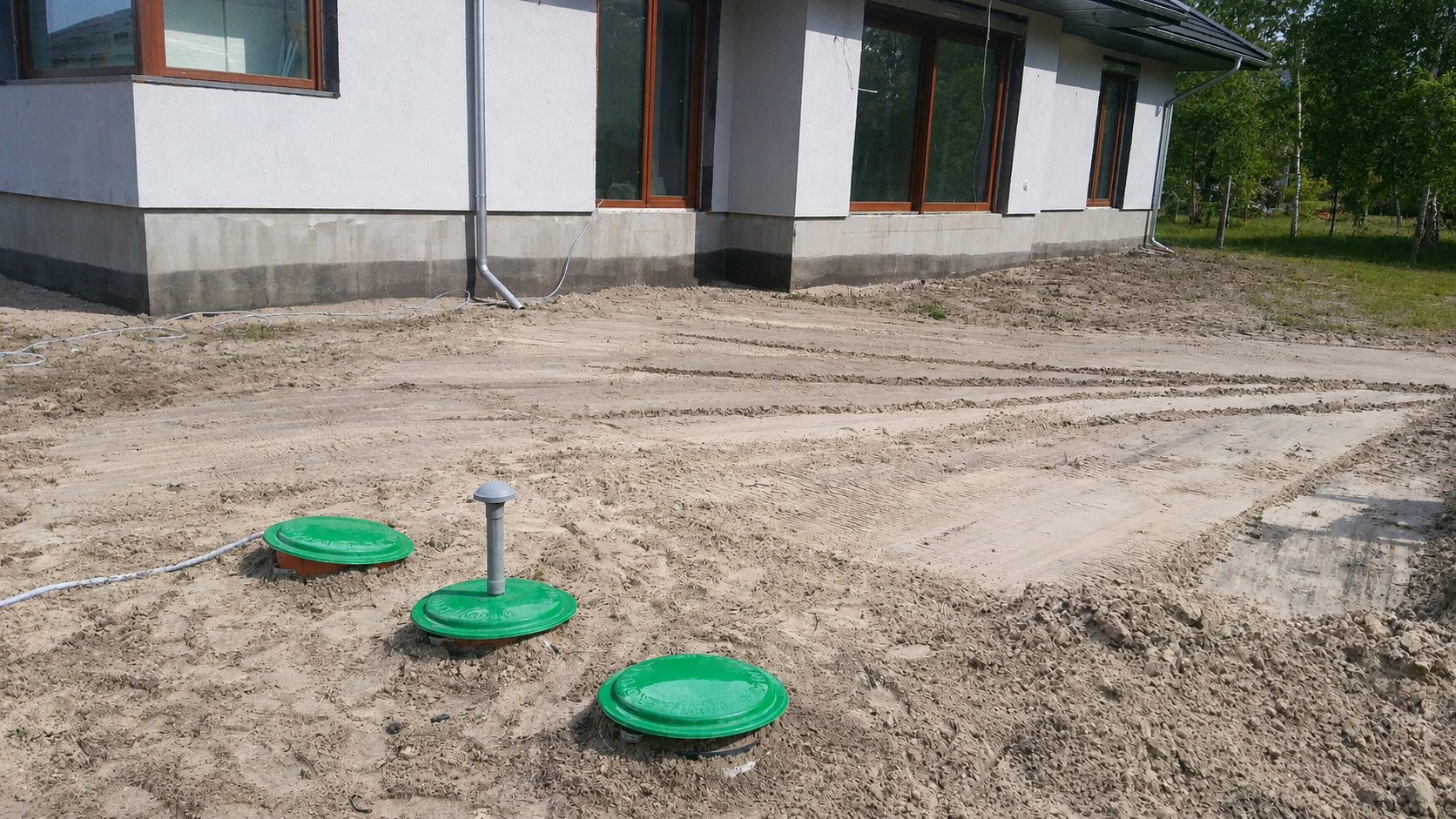 Oczyszczalnia biologiczna EKOPOL po zakończonym montażu